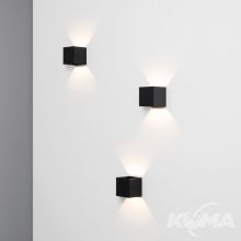 Mini_C_K kinkiet aluminiowy/śnieżnobiały 6W LED 3000K 570.6 lm >90° CRI>95
